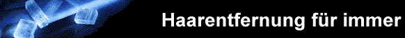 Haarentfernung f�r immer